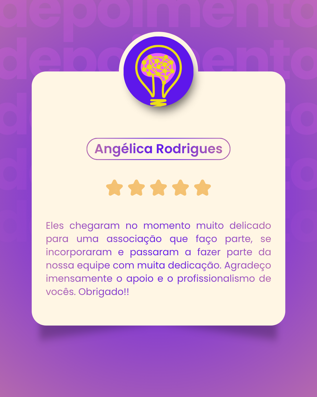 Avaliação de cliente FM8